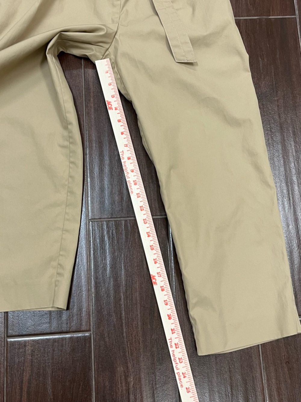 Sandro Arthis High Rise Cotton Trouser Beige EU 36 - Picture 9 of 12